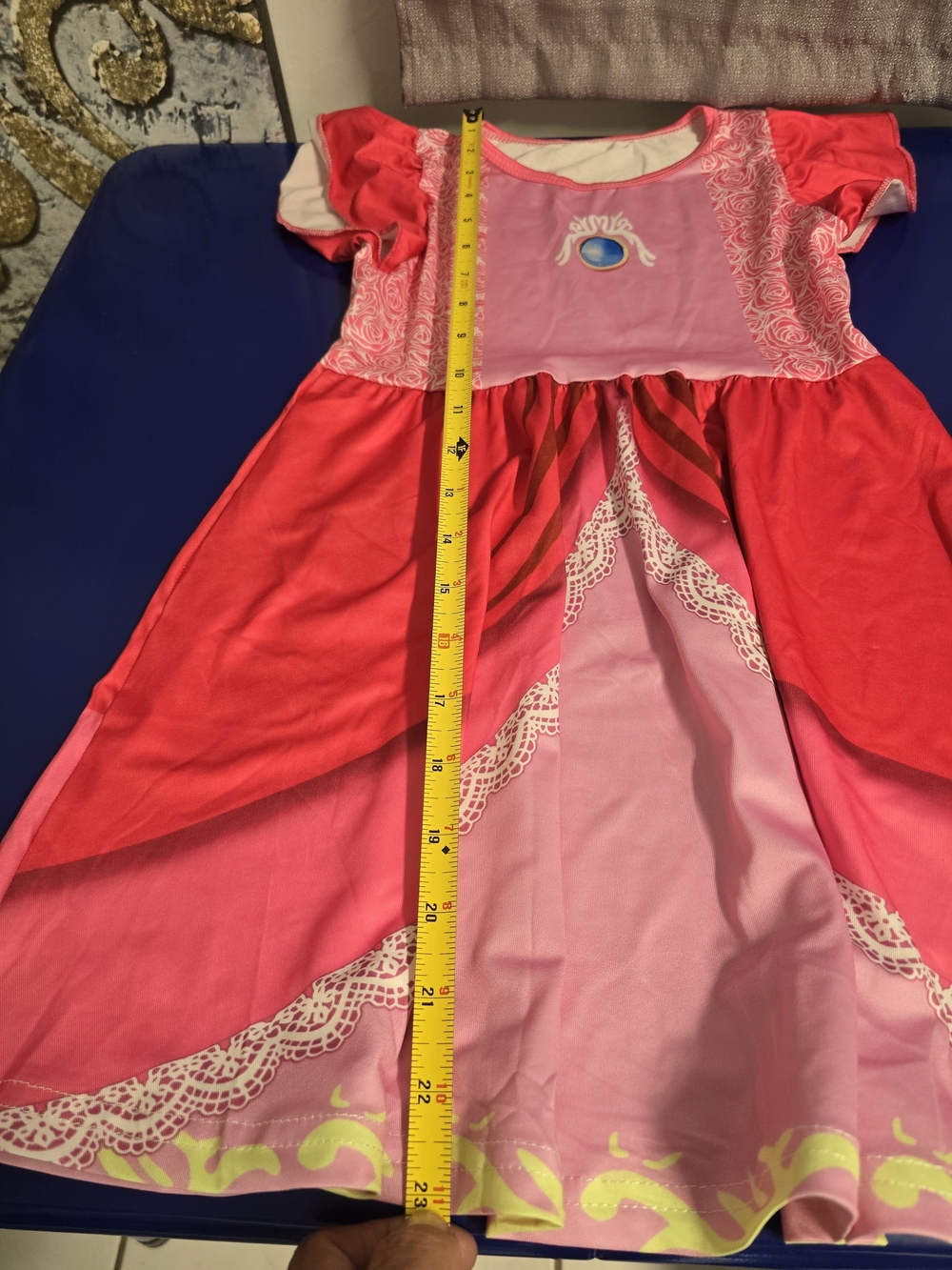 Source Unknown Hot Pink and Light Pink Princess Dress Costume